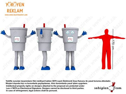 Bardak Maskot / Glass Mascot maskot kostümü