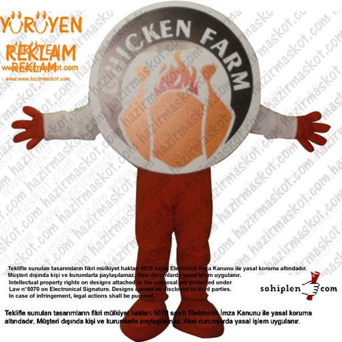 1 Mayıs İşçi Maskotu / HAK-İŞ maskot kostümü