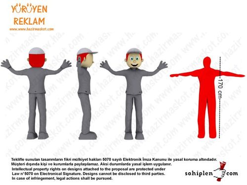 Çocuk maskot kostümü maskot kostümü