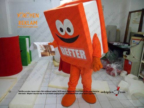 Defter Maskot Kostümü maskot kostümü