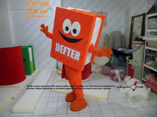 Defter Maskot Kostümü maskot kostümü