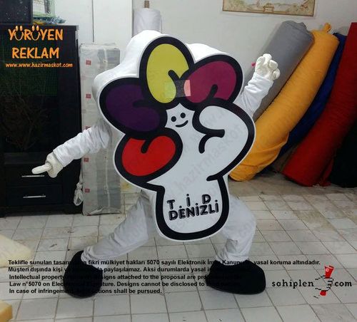 İŞARET DİLİ LOGO MASKOTU / T.İ.D. maskot kostümü