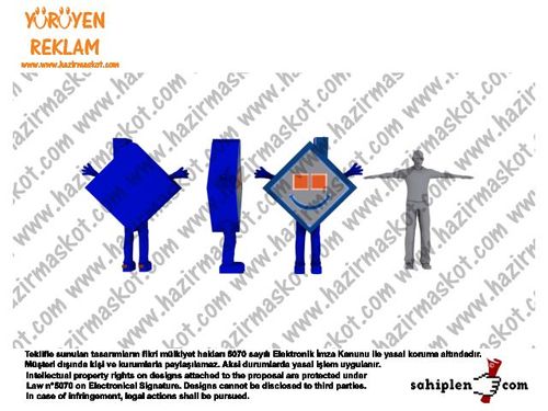 Ev logo maskot kostümü maskot kostümü