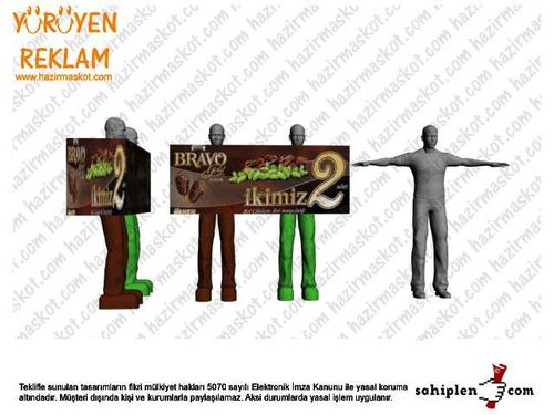 Ülker Golf Dondurma Maskotu maskot kostümü