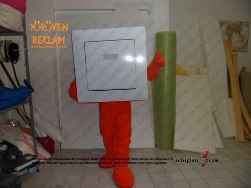 Günsan Elektrik Maskotu maskot kostümü