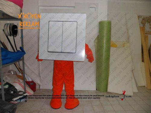 Günsan Elektrik Maskotu maskot kostümü