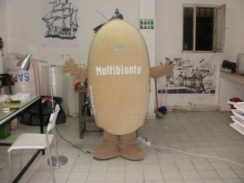 Multibionta İlaç Maskotu maskot kostümü