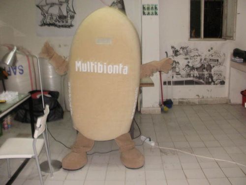 Multibionta İlaç Maskotu maskot kostümü
