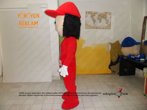 1 Mayıs İşçi Maskotu / HAK-İŞ maskot kostümü