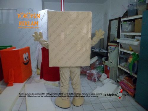 Karton Koli Maskot / Geridönüşüm Maskot maskot kostümü