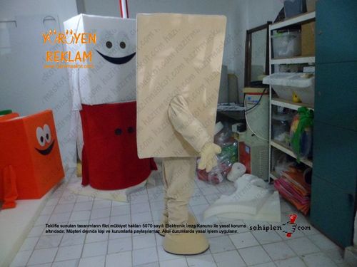 Karton Koli Maskot / Geridönüşüm Maskot maskot kostümü