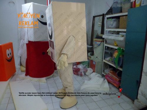 Karton Koli Maskot / Geridönüşüm Maskot maskot kostümü