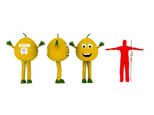 Kavun maskot kostümü maskot kostümü