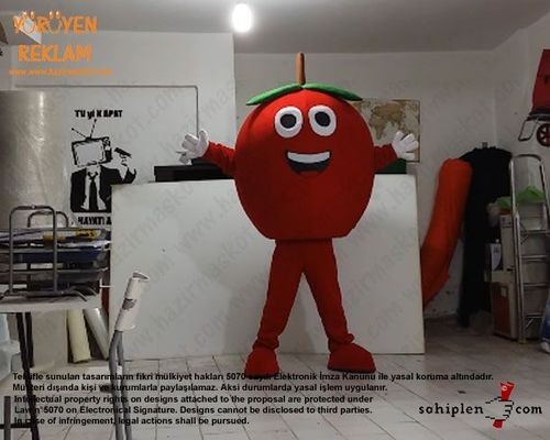 Kiraz Maskotu / Malatya Yeşilyurt Belediyesi / Cherry Mascot maskot kostümü