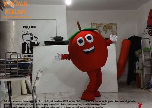 Kiraz Maskotu / Malatya Yeşilyurt Belediyesi / Cherry Mascot maskot kostümü