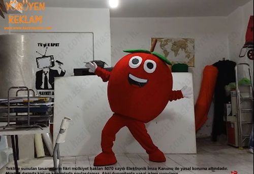 Kiraz Maskotu / Malatya Yeşilyurt Belediyesi / Cherry Mascot maskot kostümü