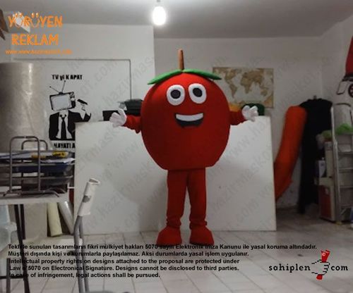Kiraz Maskotu / Malatya Yeşilyurt Belediyesi / Cherry Mascot maskot kostümü