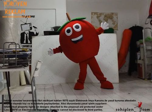 Kiraz Maskotu / Malatya Yeşilyurt Belediyesi / Cherry Mascot maskot kostümü