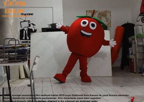 Kiraz Maskotu / Malatya Yeşilyurt Belediyesi / Cherry Mascot maskot kostümü