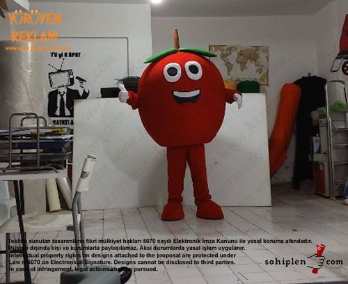 Kiraz Maskotu / Malatya Yeşilyurt Belediyesi / Cherry Mascot maskot kostümü