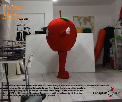 Kiraz Maskotu / Malatya Yeşilyurt Belediyesi / Cherry Mascot maskot kostümü