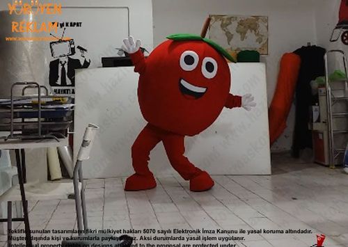 Kiraz Maskotu / Malatya Yeşilyurt Belediyesi / Cherry Mascot maskot kostümü