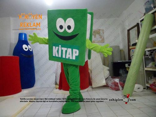 Kitap Maskot Kostümü maskot kostümü