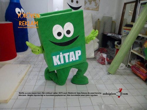 Kitap Maskot Kostümü maskot kostümü