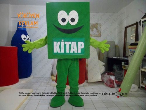 Kitap Maskot Kostümü maskot kostümü
