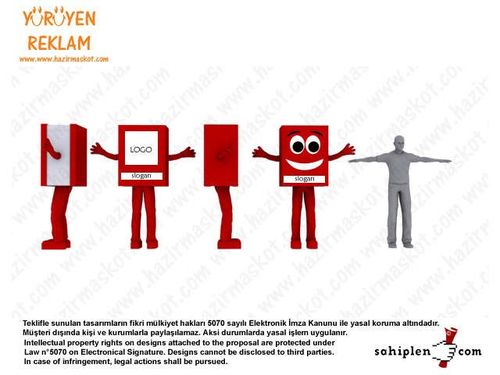 Kırmızı Kitap Maskotu maskot kostümü