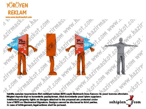 TTNET LOGO Maskot maskot kostümü