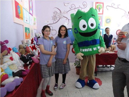 Comenius Geri Dönüşüm / Karaman maskot kostümü