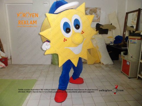 Nivea Sun Güneş Maskotu maskot kostümü