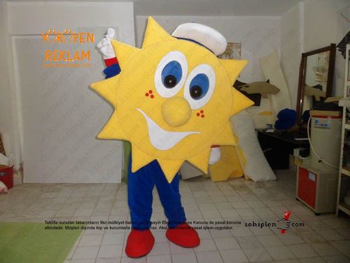 Nivea Sun Güneş Maskotu maskot kostümü