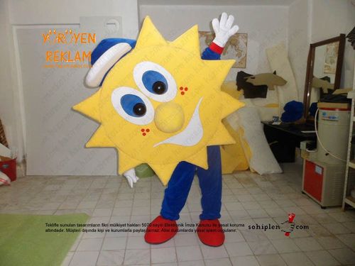 Nivea Sun Güneş Maskotu maskot kostümü