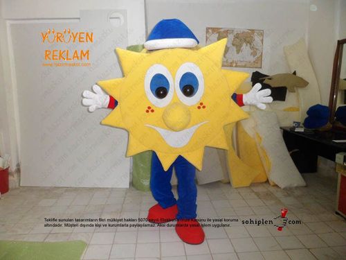 Nivea Sun Güneş Maskotu maskot kostümü