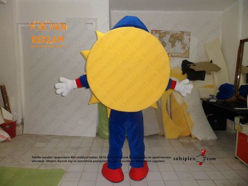 Nivea Sun Güneş Maskotu maskot kostümü