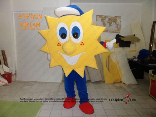 Nivea Sun Güneş Maskotu maskot kostümü