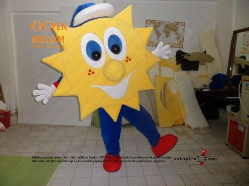 Nivea Sun Güneş Maskotu maskot kostümü