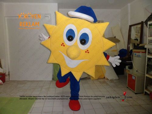 Nivea Sun Güneş Maskotu maskot kostümü