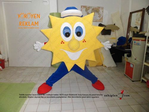 Nivea Sun Güneş Maskotu maskot kostümü