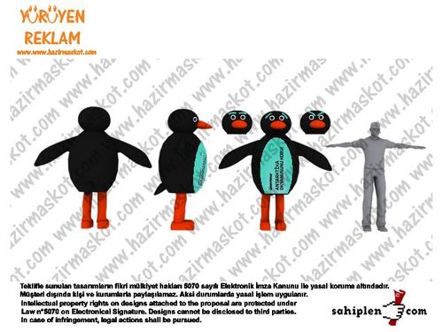 Penguen Maskot Kostümü / Penguin Mascot Costume maskot kostümü