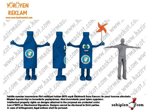 Pet Şişe / Geri Dönüşüm / Datça Belediyesi maskot kostümü