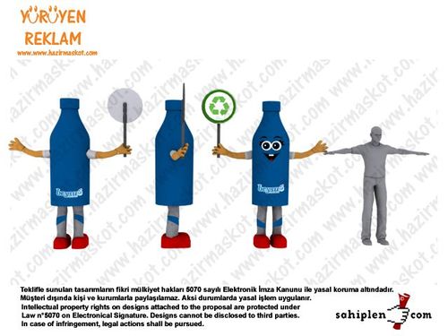 Pet Şişe Maskot Kostümü maskot kostümü