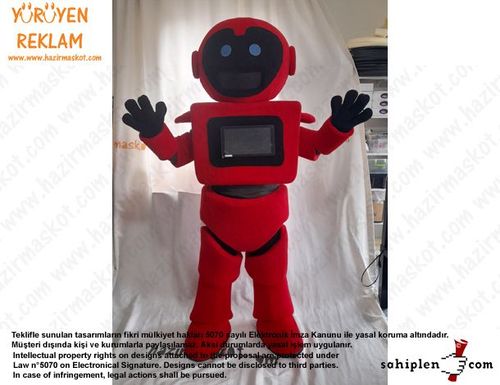 Teknofest Robot Maskot Kostümü /Türkiye Teknoloji Takımı maskot kostümü