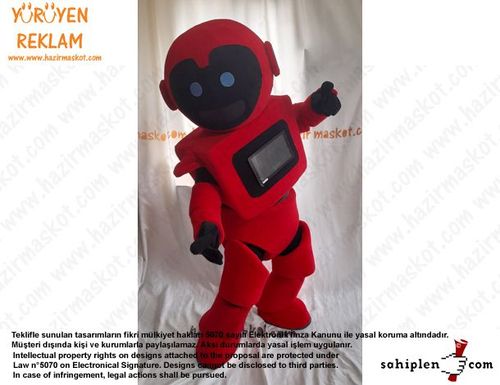 Teknofest Robot Maskot Kostümü /Türkiye Teknoloji Takımı maskot kostümü
