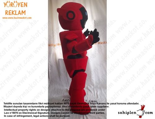 Teknofest Robot Maskot Kostümü /Türkiye Teknoloji Takımı maskot kostümü