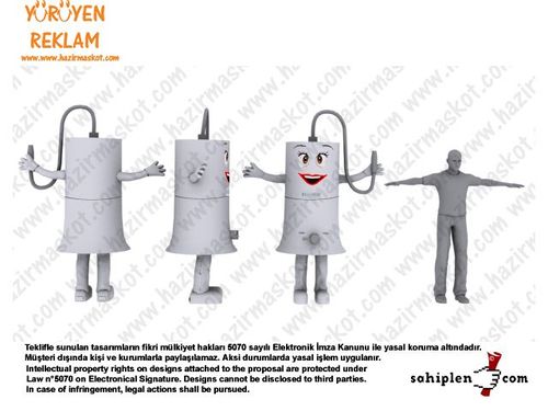 Su arıtma cihazı maskot kostümü maskot kostümü
