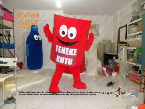 Teneke kutu maskotu  / Geri dönüşüm maskot kostümü