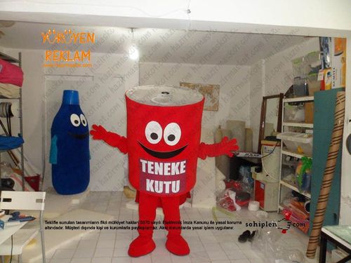 Teneke kutu maskotu  / Geri dönüşüm maskot kostümü
